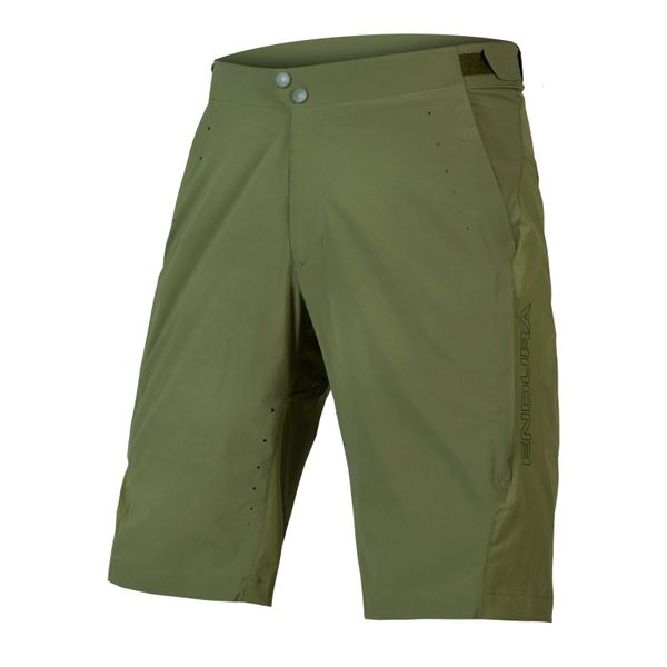 Spodenki rowerowe męskie Endura GV500 Foyle Baggy Short. Zielone krótkie spodenki sportowe ENDURA, m, bez wzorów, z nylonu. Za 399.99 zł.