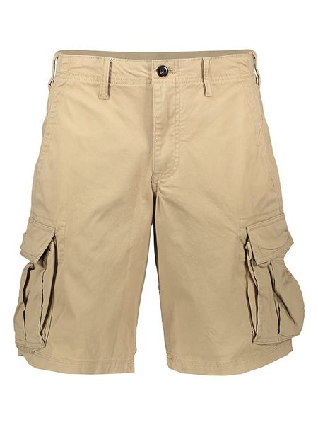 GAP Bojówki w kolorze beżowym rozmiar: W38. Brązowe joggery i bojówki GAP, bez wzorów. Za 101.23 zł.