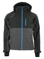 Peak Mountain Kurtka softshellowa "Cametis" w kolorze czarno-szarym rozmiar: L. Czarne kurtki outdoor i hardshell Peak Mountain, l, bez wzorów, bez kaptura. Za 304.99 zł.