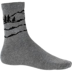 Skarpety męskie z bambusem Viking Mid Man. Szare skarpety Viking, bez wzorów. Za 39.90 zł.
