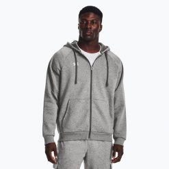 Bluza Under Armour Rival Terry OS Hoodie. Szare bluzy Under Armour, m, bez wzorów, bez kaptura. Za 189.99 zł.