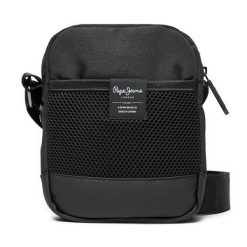 Saszetka Pepe Jeans. Czarne saszetki i nerki Pepe Jeans, bez wzorów, z jeansu. Za 129.99 zł.