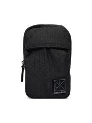Calvin Klein Saszetka Utility Emblem Phone Crossbody LV04D1192G Czarny. Czarne torby na ramię CALVIN KLEIN, bez wzorów, z materiału, bez dodatków. Za 289.99 zł.