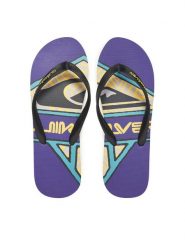 Quiksilver Japonki AQYL101427 Czarny. Czarne japonki Quiksilver, bez wzorów, z tworzywa sztucznego. Za 59.99 zł.