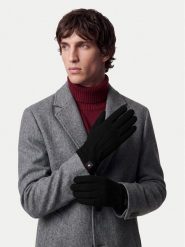 Beverly Hills Polo Club Rękawiczki CWBEO-BHPC-M6-011-AW26 Czarny. Czarne rękawiczki Beverly Hills Polo Club, bez wzorów, z dzianiny. Za 49.99 zł.