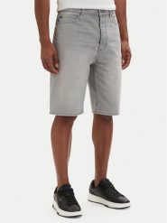 HUGO Szorty jeansowe Skate 50561704 Szary Straight Fit. Szare szorty Hugo, m, bez wzorów, z bawełny. Za 399.99 zł.