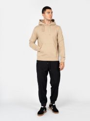 Les Hommes Bluza "Hoodie" | LBH1005700U | Mężczyzna | Piaskowy. Brązowe bluzy Les Hommes, m, bez wzorów, z bawełny, bez kaptura. W wyprzedaży za 649.00 zł.