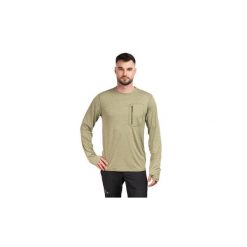 Koszulka turystyczna Long-Sleeved Capilene Cool Sun Shirt. Zielone bluzki z długim rękawem Patagonia, m, bez wzorów, bez kołnierzyka, bez ramiączek. Za 329.99 zł.