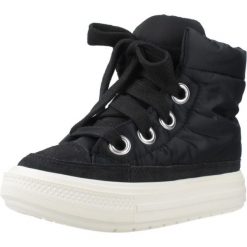 Buty CONVERSE CHUCK TAYLOR ALL STAR ELEMENTS BOOT HI Czarny. Czarne buty trekkingowe Converse, bez wzorów, ze skóry, bez zapięcia. Za 341.69 zł.