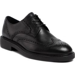 Półbuty VAGABOND - Alex M 4866-101-20 Black. Czarne eleganckie półbuty Vagabond, bez wzorów, z materiału, bez obcasa, bez zapięcia. Za 549.00 zł.