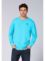 Chiemsee Bluza w kolorze niebieskim rozmiar: XXL. Niebieskie bluzy Chiemsee, xxl, bez wzorów, bez kaptura. Za 123.25 zł.