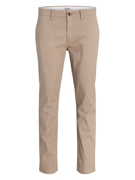 Jack & Jones Spodnie chino "Marco" w kolorze beżowym rozmiar: W32/L32. Brązowe eleganckie spodnie Jack & Jones, l. Za 109.95 zł.