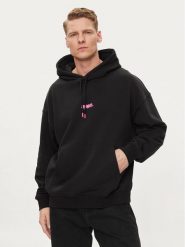 Hugo Bluza Dreezes 50509979 Czarny Oversize. Czarne bluzy Hugo, m, bez wzorów, z bawełny, bez kaptura. Za 999.99 zł.