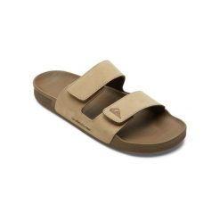 Sandały wsuwane dla Mężczyzn RIVI LEATHER Beżowy. Brązowe sandały Quiksilver, z gumy, bez zapięcia. Za 339.99 zł.