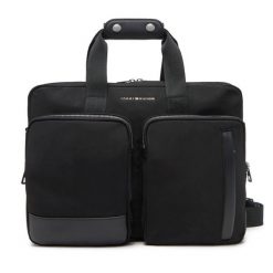 Torba na laptopa Tommy Hilfiger. Czarne torby na laptopa Tommy Hilfiger. Za 359.99 zł.