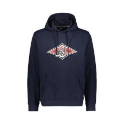 Bluza z kapturem Bear Big Logo sky captain. Niebieskie bluzy z kapturem BEAR, na lato, bez wzorów, z materiału, z kapturem. Za 296.06 zł.
