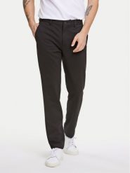 Lindbergh Chinosy 30-006052 Czarny Slim Fit. Czarne eleganckie spodnie Lindbergh, m, z syntetyku. Za 129.99 zł.