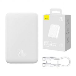 Powerbank Baseus Magnetic Mini 20000mAh 20W (biały). Białe powerbanki Baseus. Za 230.00 zł.