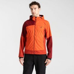 Softshell turystyczny męski Mountaineer. Brązowe kurtki softshell Dare 2B, l, bez wzorów, z softshellu, bez kaptura. Za 209.99 zł.