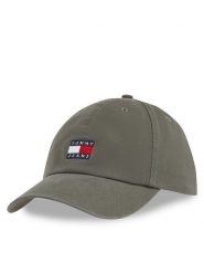 Tommy Jeans Czapka z daszkiem Tjm Heritage Cap AM0AM12020 Zielony. Zielone czapki z daszkiem Tommy Jeans, bez wzorów, z bawełny. Za 119.99 zł.