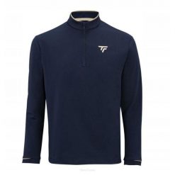 Bluza tenisowa Tecnifibre Thermo Zip. Niebieskie bluzy TECNIFIBRE, bez wzorów, bez kaptura. Za 289.99 zł.