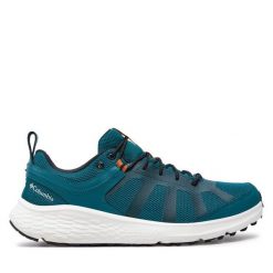 Trekkingi Columbia. Zielone buty trekkingowe Columbia, bez wzorów, bez zapięcia. Za 249.99 zł.