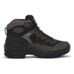 Buty trekkingowe męskie Grisport 10694S12G. Czarne trekkingi Grisport, bez wzorów, z materiału, za kostkę, bez zapięcia. Za 433.00 zł.