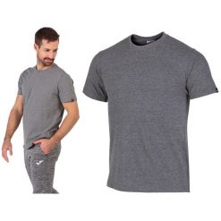 Koszulka sportowa męska Joma Desert. Szare t-shirty sportowe Joma, bez wzorów, z bawełny, bez ramiączek, na fitness i siłownię. Za 37.99 zł.