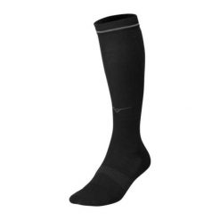 Skarpety kompresyjne Mizuno Compression. Czarne skarpety Mizuno, bez wzorów. Za 52.99 zł.