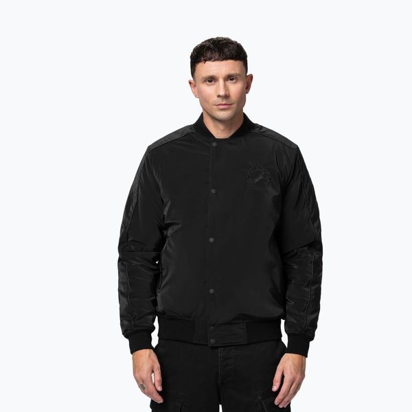 Kurtka męska Pitbull Manolito Baseball. Czarne kurtki PITBULL, m, bez wzorów, z materiału, bez kaptura. Za 309.99 zł.
