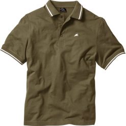 Shirt polo bonprix ciemnooliwkowy. Koszulki polo bonprix. Za 37.99 zł.