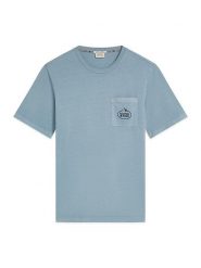 Scotch & Soda Koszulka w kolorze błękitnym rozmiar: S. Niebieskie bezrękawniki Scotch & Soda, s, bez wzorów, z bawełny, bez kołnierzyka, bez ramiączek. Za 66.00 zł.