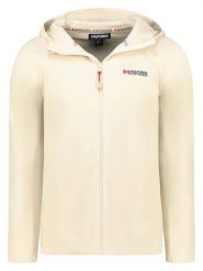 ANAPURNA Kurtka polarowa "Tugoodana" w kolorze kremowym rozmiar: S. Brązowe kurtki ANAPURNA, s, bez wzorów, z polaru, bez kaptura. Za 56.99 zł.