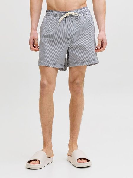 Jack & Jones Szorty kąpielowe "Maui" w kolorze granatowo-białym rozmiar: XL. Białe kąpielówki Jack & Jones, xl, bez wzorów, z materiału. Za 93.07 zł.