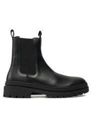 Boss Sztyblety Nebular 50529189 Czarny. Czarne botki sznurowane Boss, bez wzorów, ze skóry, bez obcasa, bez zapięcia. Za 1,399.00 zł.