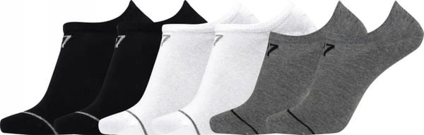 Cr7 Footies bamboo 6-pack — Niewidoczne skarpetki bambusowe wielokolorowe. Skarpety CR7 Cristiano Ronaldo, bez wzorów, z elastanu. Za 144.39 zł.
