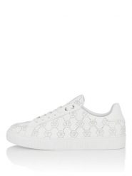 PHILIPP PLEIN Sneakersy SAFS USC0920 PLE005N Biały. Białe buty sportowe casual Philipp Plein, bez wzorów, ze skóry, bez zapięcia. Za 3,959.00 zł.
