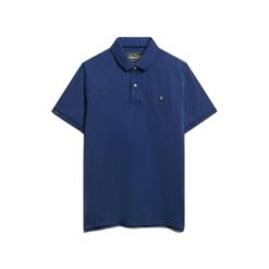 Polo Superdry Vintage Destroy. Niebieskie koszulki polo Superdry, m, bez wzorów, bez kołnierzyka, bez ramiączek. Za 270.00 zł.