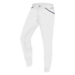 Spodnie jeździeckie mid grip ELT Marc. Białe odzież kompresyjna ELT, m, bez wzorów, z elastanu, do jazdy konnej. Za 504.00 zł.