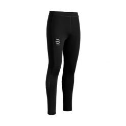 Legginsy Daehlie Sportswear Progress. Czarne legginsy długie sportowe DAEHLIE, l, bez wzorów, z elastanu, z standardowym stanem, na fitness i siłownię. Za 435.50 zł.
