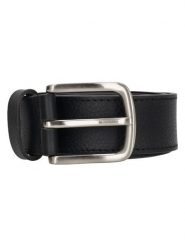 HIDE & STITCHES Skórzany pasek "Frisco" w kolorze czarnym rozmiar: onesize. Czarne paski HIDE & STITCHES, bez wzorów, z materiału. Za 30.99 zł.