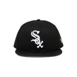 Czapka New Era Chicago White Sox 9Fifty. Białe czapki z daszkiem New Era, bez wzorów, z bawełny. Za 193.99 zł.