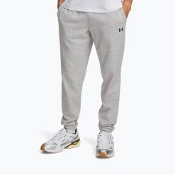 Spodnie męskie Under Armour Rival LW Jogger. Szare joggery i bojówki Under Armour, l, bez wzorów, z materiału, sportowe. Za 339.99 zł.