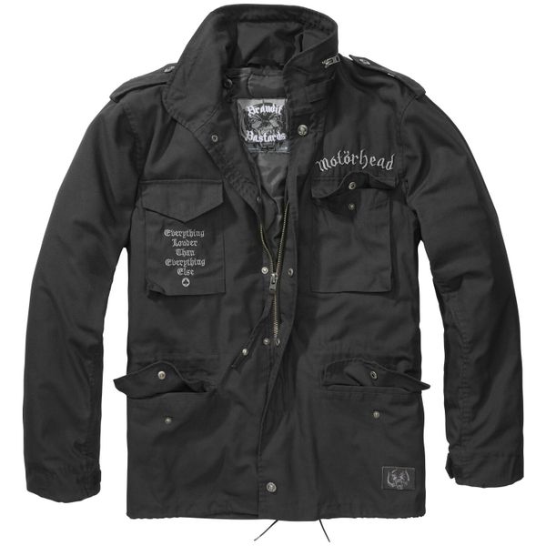 Kurtka Brandit Motörhead M65 Classic. Czarne kurtki Brandit, m, z aplikacjami, z materiału, bez kaptura. Za 687.70 zł.