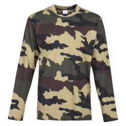 Koszulka z długim rękawem Camo Idaho. Zielone bluzki z długim rękawem IDAHO, bez wzorów, bez kołnierzyka, bez ramiączek. Za 107.00 zł.