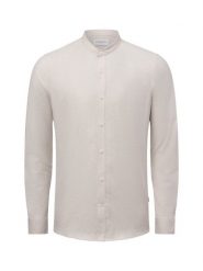 Lindbergh koszula casual Mężczyźni Comfort Fit Bawełna beżowy, XXL. Brązowe koszule Lindbergh, m, bez wzorów, z bawełny, bez kołnierzyka, bez ramiączek. Za 249.95 zł.