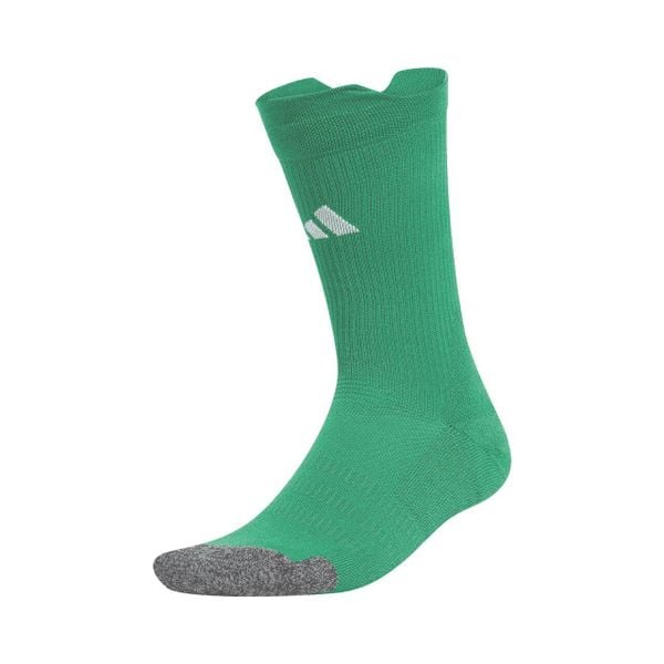 Skarpety unisex piłkarskie adidas Football Cushioned Performance Crew. Zielone skarpety Adidas, bez wzorów, z dzianiny. Za 54.99 zł.