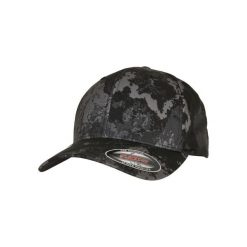 Czapka Flexfit Veil Camo. Czarne czapki z daszkiem FLEXFIT, bez wzorów. Za 84.65 zł.