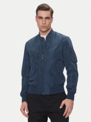 SCHOTT N.Y.C. Kurtka bomber Airstar Granatowy Regular Fit. Niebieskie kurtki SCHOTT N.Y.C., m, bez wzorów, z syntetyku, bez kaptura. Za 599.99 zł.