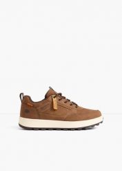 Sneakersy Dockers by Gerli. Brązowe buty sportowe casual bonprix, bez wzorów, bez zapięcia. Za 279.99 zł.